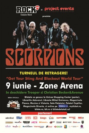 Scorpions- Afis concert