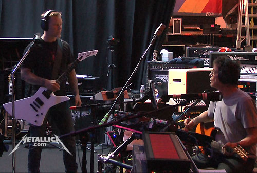 James Hetfield (Metallica) & Lou Reed
