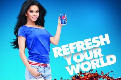 Inna imaginea Pepsi in Romania