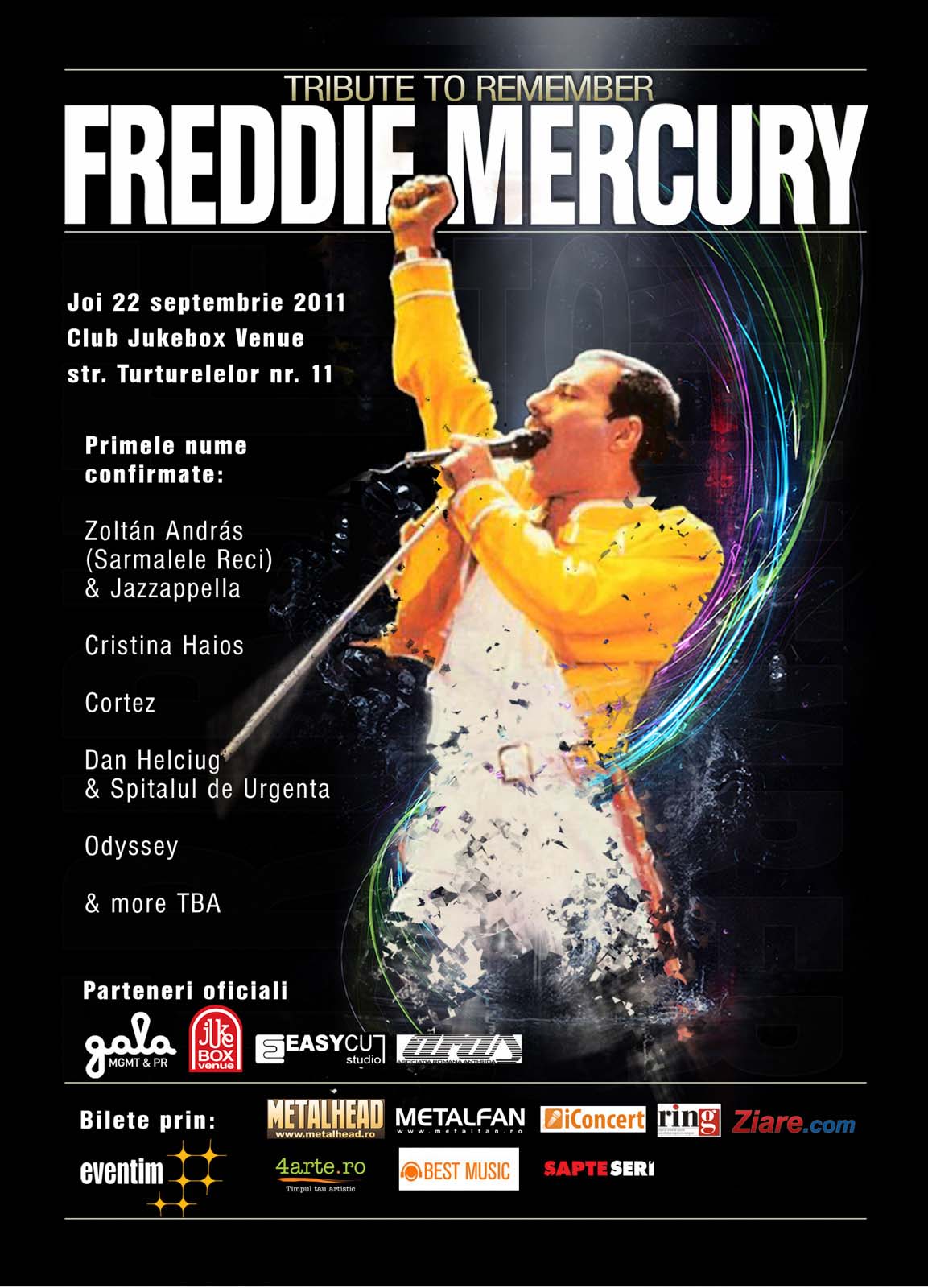 Tribute pentru Freddie Mercurry