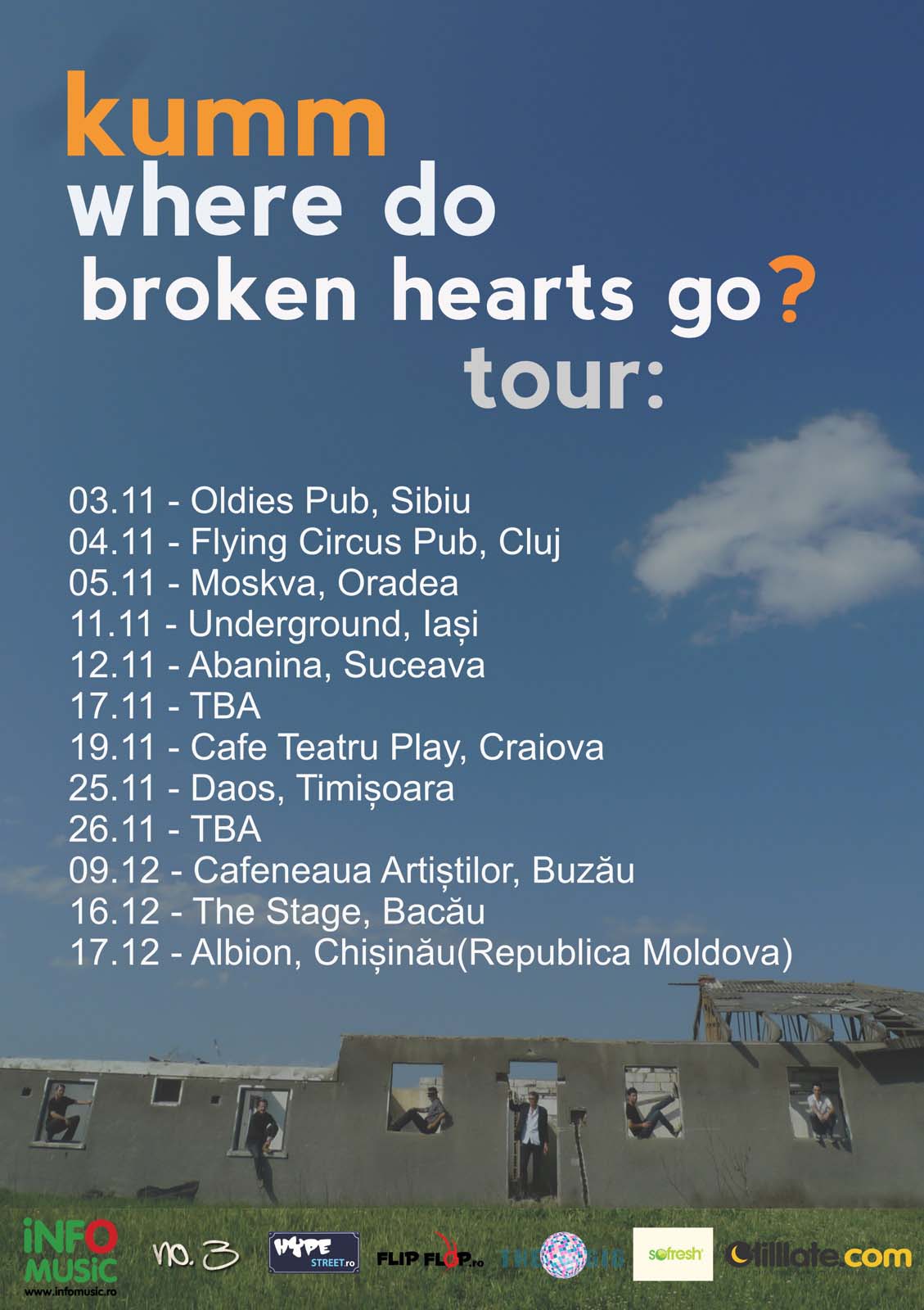 KUMM WHERE DO BROKEN HEARTS GO Tour 2011