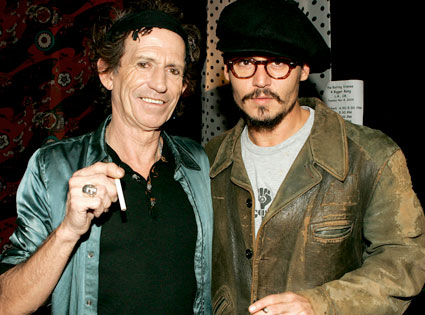Keith Richards si Johnny Depp