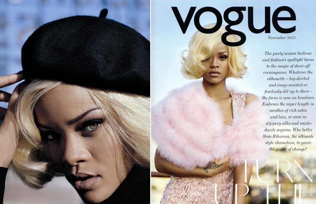 Rihanna pictorial Vogue UK 2011