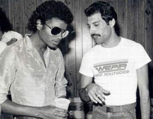 Freddie Mercury si Michael Jackson