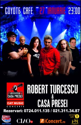 Concert Casa presei si Robert Turcescu