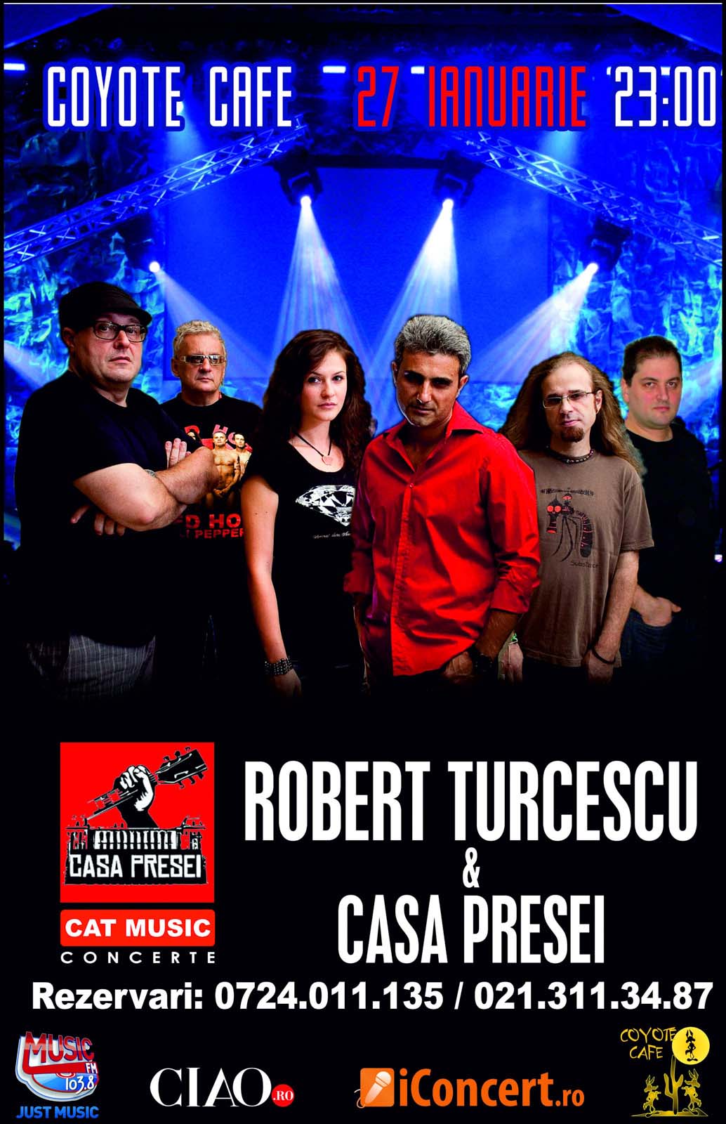 Concert Casa presei si Robert Turcescu