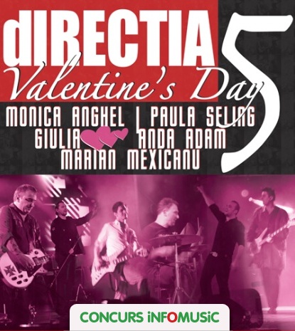 Castiga invitatii la concertul Directia 5 de valentines day