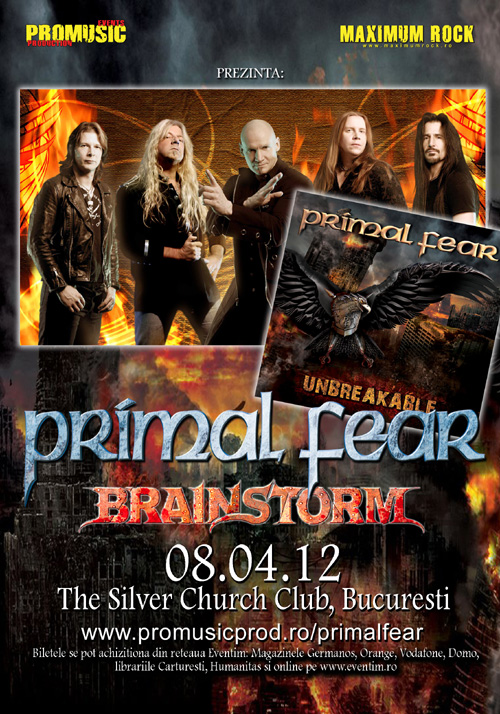Concert Primal Fear si Brainstorm