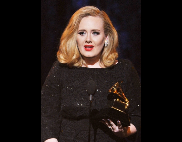 Adele - Grammy Awards 2012 (credit foto Getty)