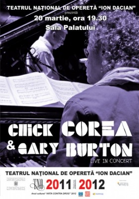 Poster eveniment Chick Corea şi Gary Burton
