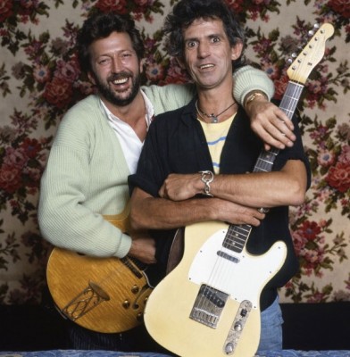 Keith Richards și Eric Clapton