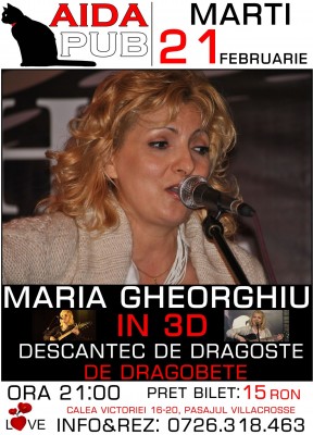 Poster eveniment Maria Gheorghiu