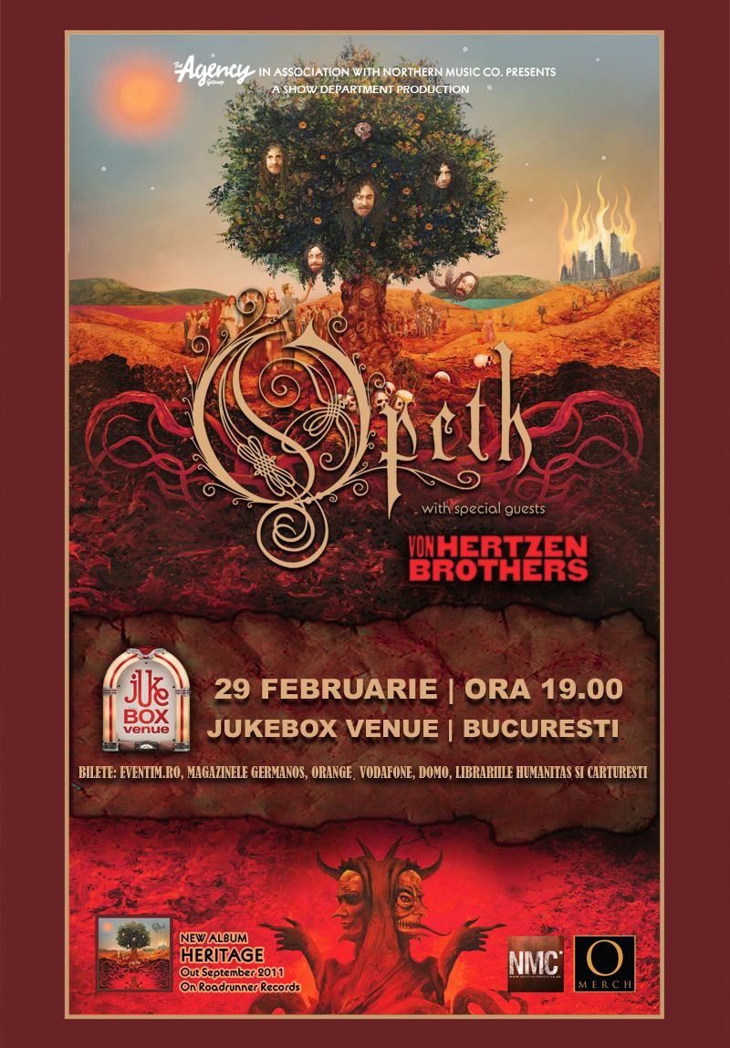 Opeth concerteaza in Jukebox