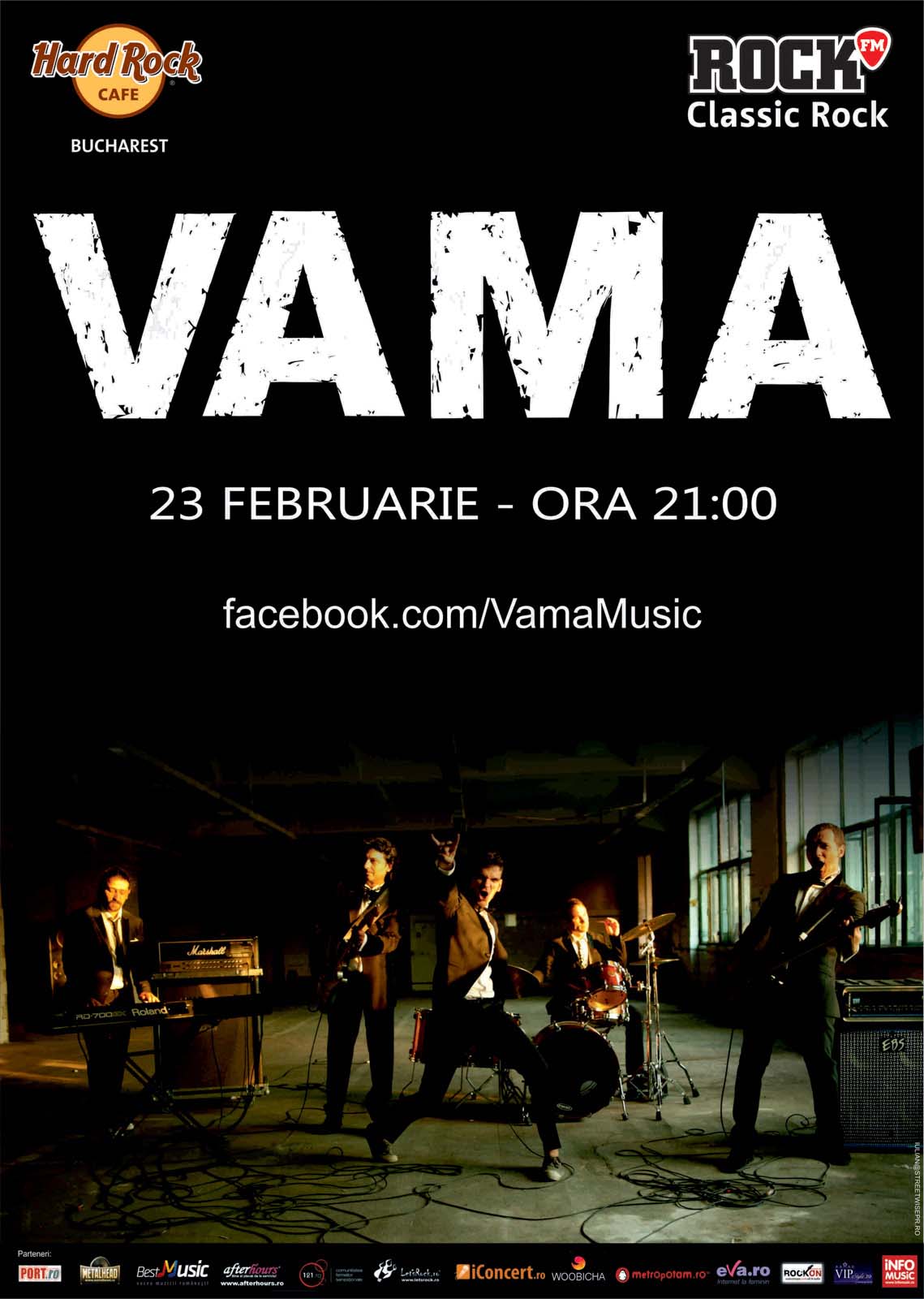 VAMA - Hard Rock Cafe - 23 februarie