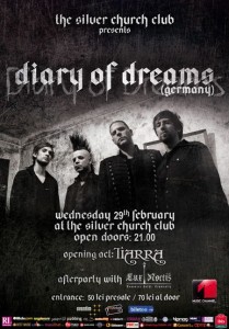 Diary of Dreams, live la The Silver Church