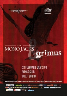 Poster eveniment The Mono Jacks & Grimus