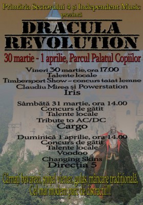 Poster eveniment Dracula Revolution: Iris, Direcția 5, Cargo, Voodoo și mulți alții