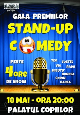 Poster eveniment Gala Premiilor Stand-up Comedy