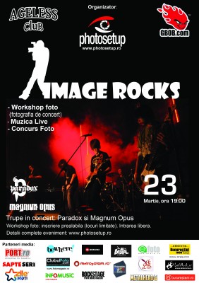 Poster eveniment Paradox şi Magnum Opus la Image Rocks