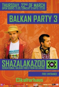 Shazalakazoo concerteaza la Balkan Party 3