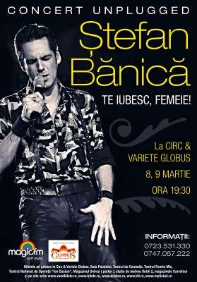Poster eveniment Ștefan Bănică (unplugged)