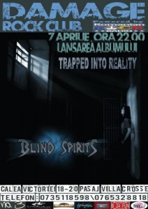 Blind Spirits - lansare album Trapped into reality