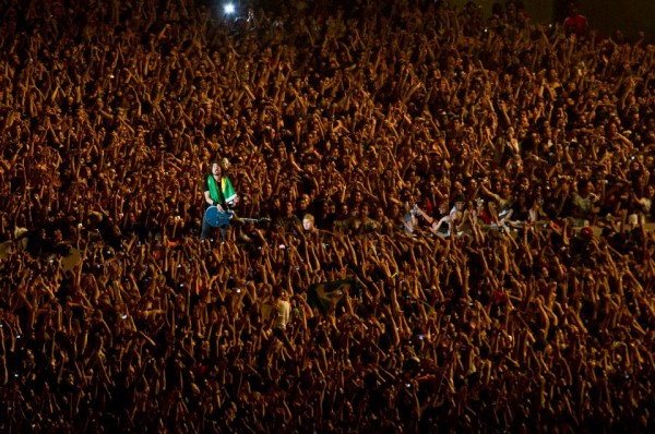 Foo Fighters la Lollapalooza Brasil pe 7 aprilie 2012 Foto: AGENCIA FOTOSITE