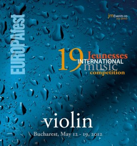 Jeunesses International Violin Competition în cadrul EUROPAfest 2012