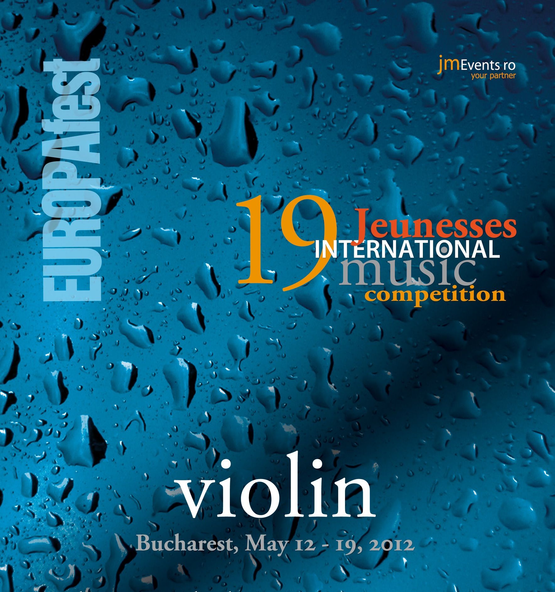 Jeunesses International Violin Competition în cadrul EUROPAfest 2012