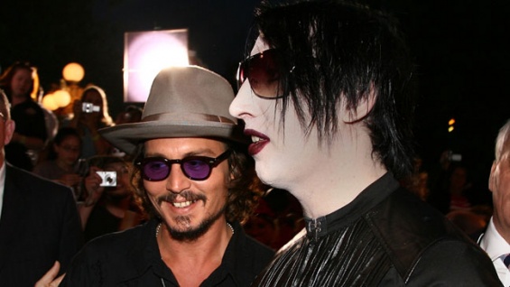 Johnny Depp și Marilyn Manson