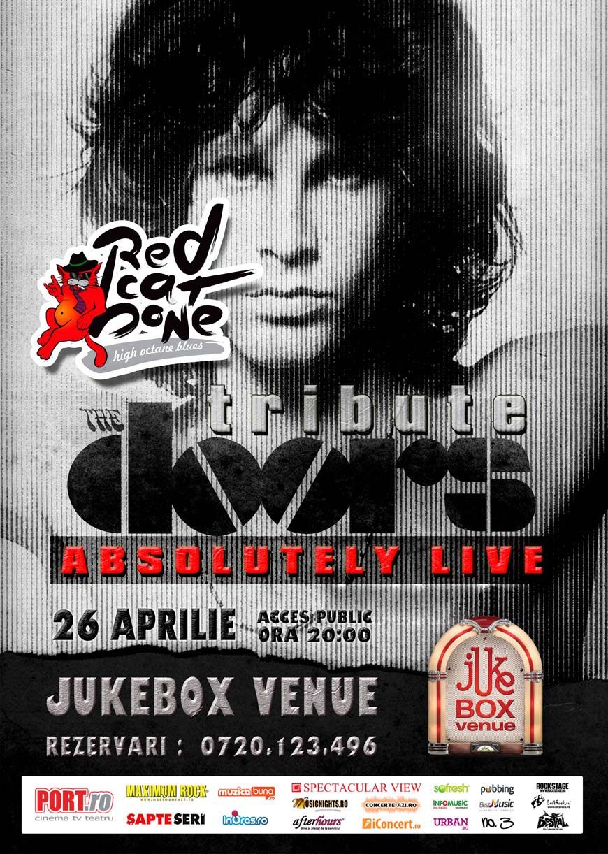 Tribut The Doors în Jukebox Venue 26 aprilie