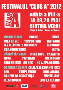 Festival Club A 2012 - program complet