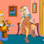 Lady Gaga personaj in The Simpsons