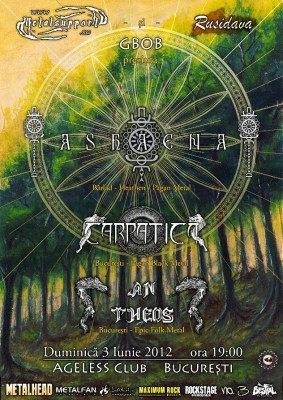 Poster eveniment Ashaena, Carpatica și An Theos
