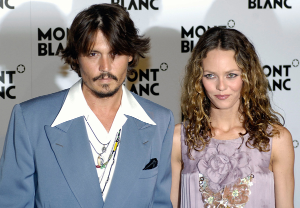 Johnny Depp și Vanessa Paradis