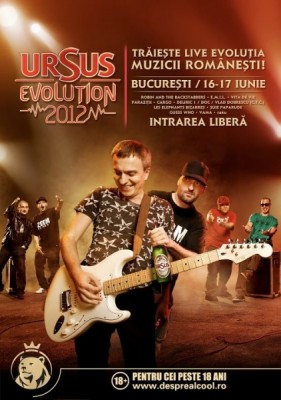 Poster eveniment Ursus Evolution 2012 - București
