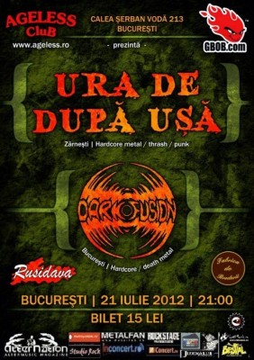 Poster eveniment Ura de după ușă și Dark Fusion