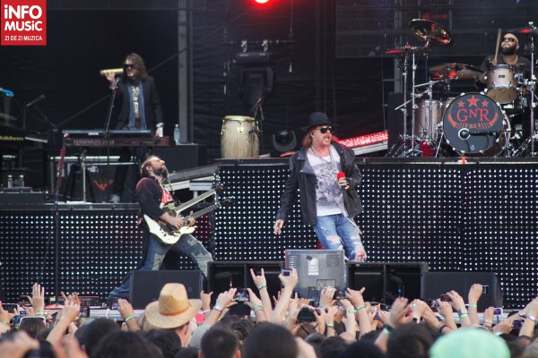 Guns N'Roses în concert la București pe 1 iulie 2012 - Rock The City