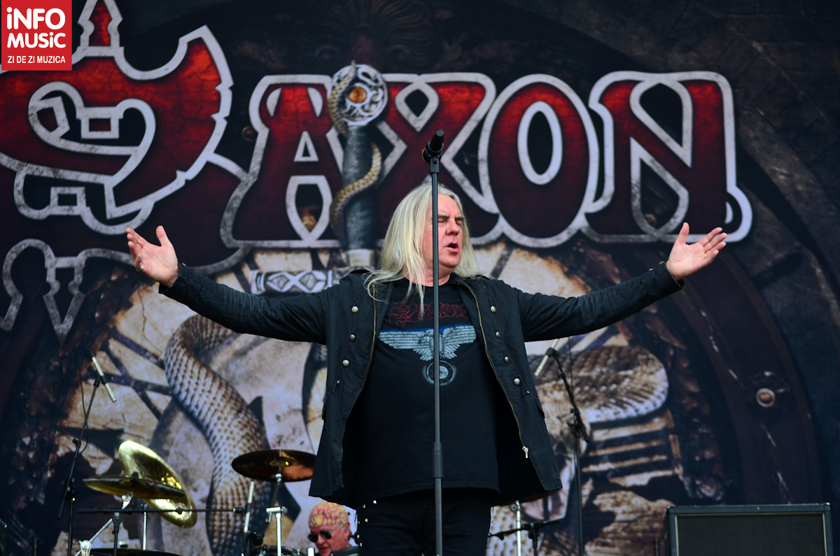 Britanicii Saxon în concert la Rock the City 2012