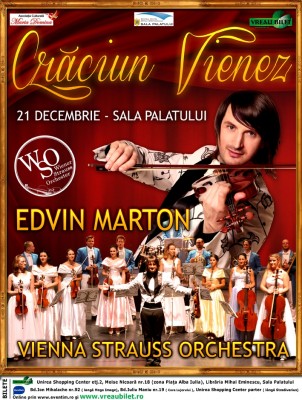 Poster eveniment CRĂCIUN VIENEZ cu Edvin Marton