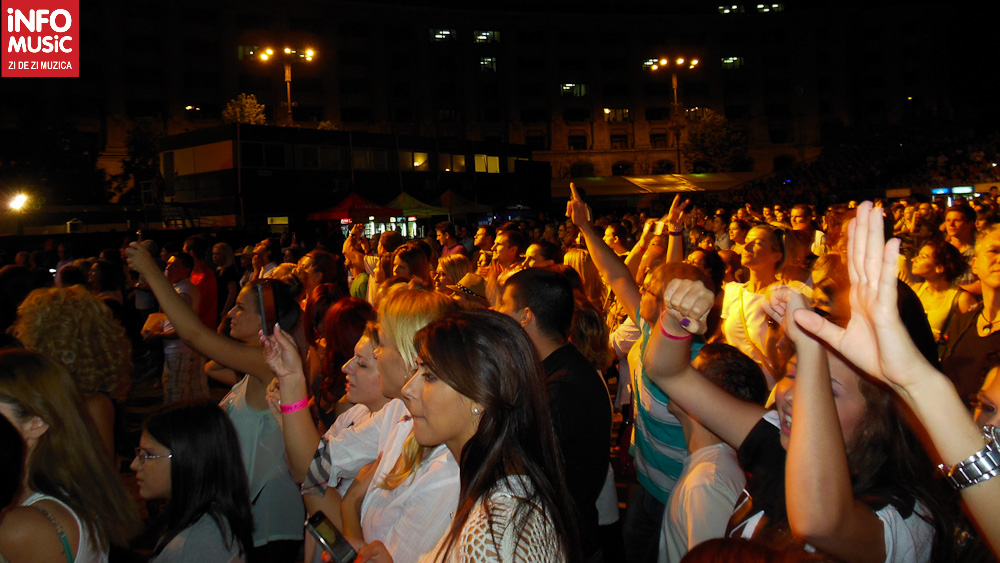 Public la concertul Lady Gaga din București