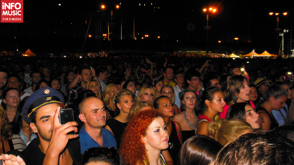 Public la concertul Lady Gaga de la București