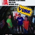 Concert Vunk 12 septembrie Club A