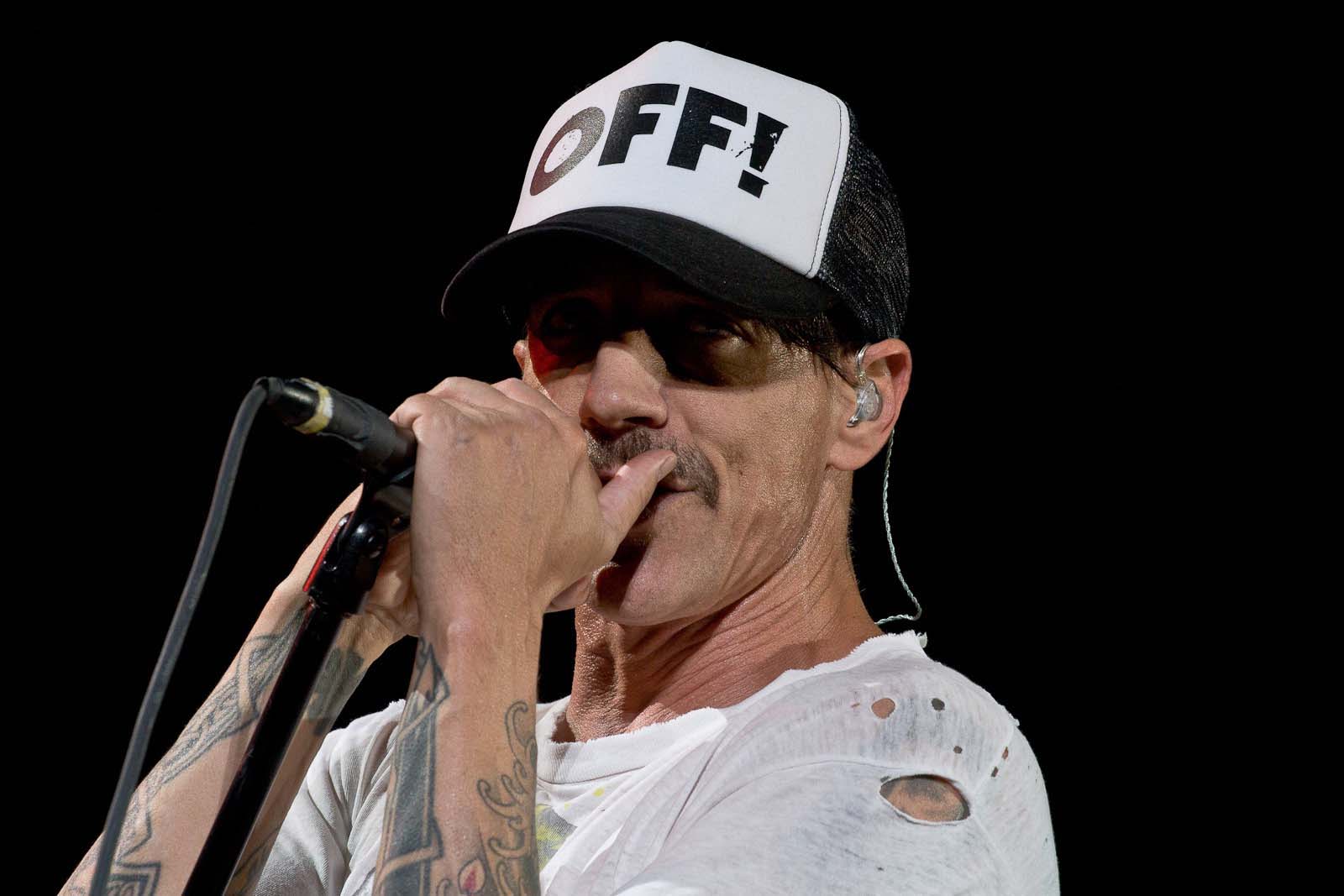 Anthony Kiedis, RHCP în concert pe 31 august la Arena Națională (foto: Alex Chelba)