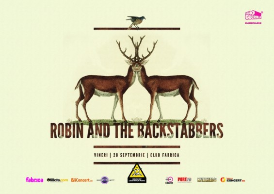 Poster eveniment Robin and The Backstabbers & Manfellow