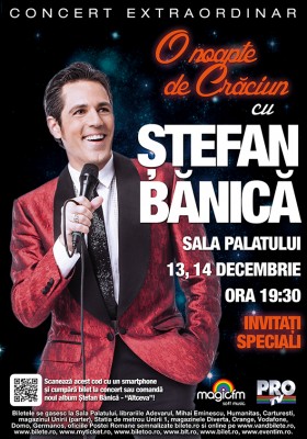 Ștefan Bănică - Afiș concerte de Crăciun 2012