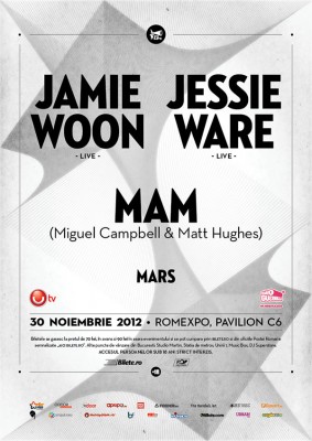 Poster eveniment TM LIVE - Jamie Woon și Jessie Ware﻿