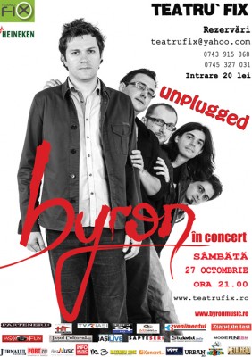 Poster eveniment byron unplugged