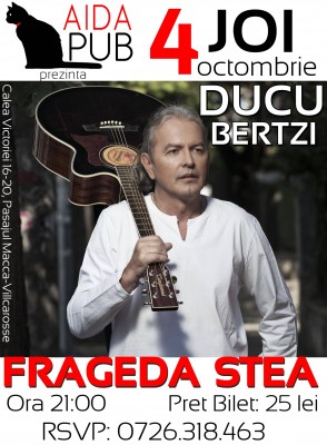 Poster eveniment Ducu Bertzi