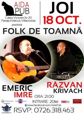 Poster eveniment Emeric Imre & Răzvan Krivach